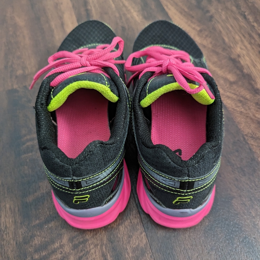 Fila Women's Tennis Shoes DLS Foam, Fushia/Black, Size 7.5, New🌹 - Picture 2 of 5